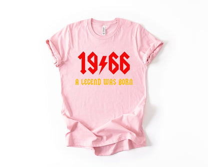 60th Birthday T-Shirt Rock Star - Birthday Tees