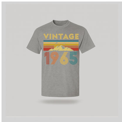 60th Birthday T-Shirt - Vintage Retro - birthdaytees.co