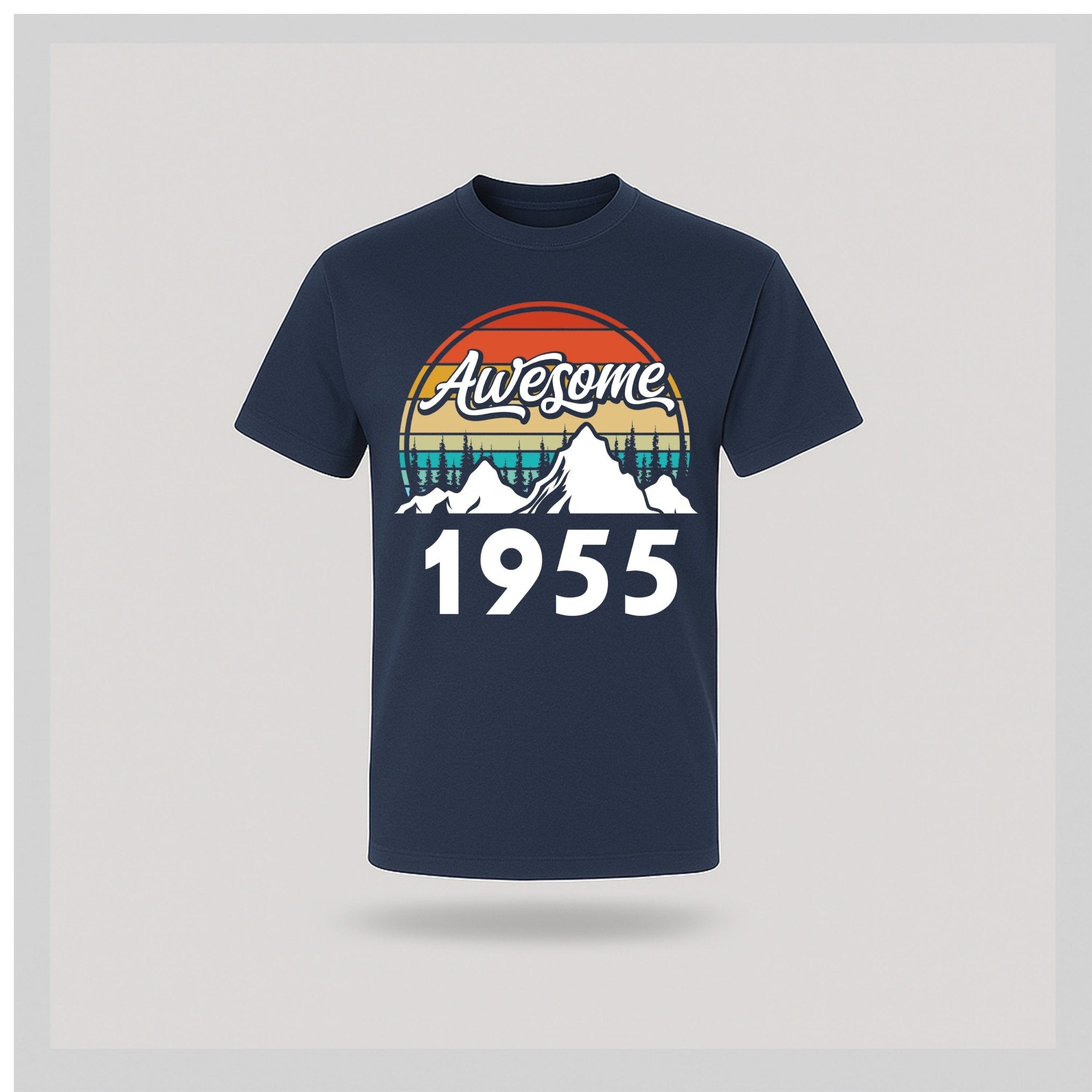 70th Birthday T-Shirt Awesome High - birthdaytees.co