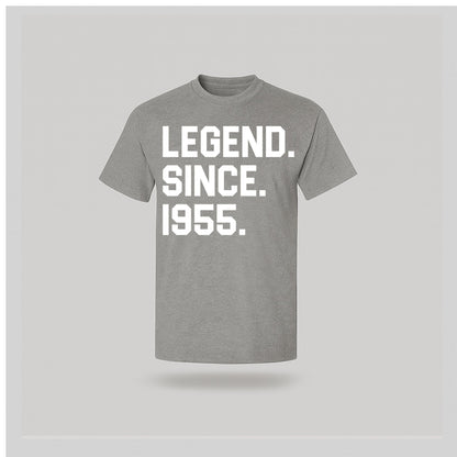 70th Birthday T-shirt - Legend Since - birthdaytees.co
