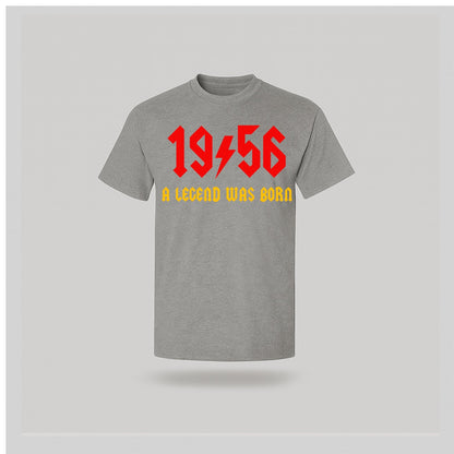 70th Birthday T-Shirt Rock Star - Birthday Tees