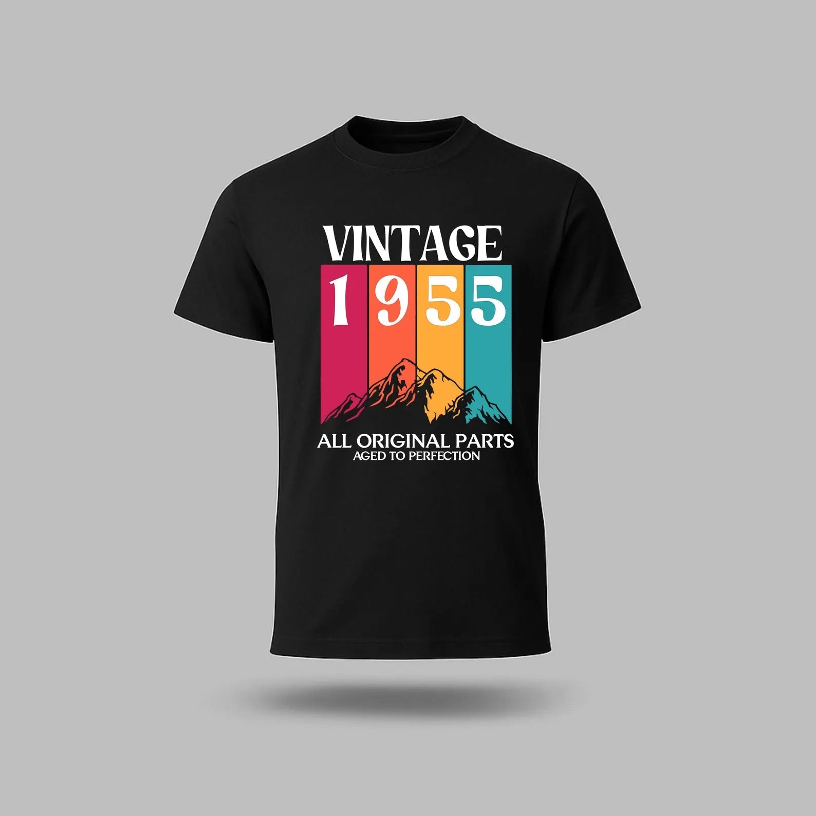 70th Birthday T-Shirt Vintage Mountain - birthdaytees.co