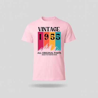 70th Birthday T-Shirt Vintage Mountain - birthdaytees.co