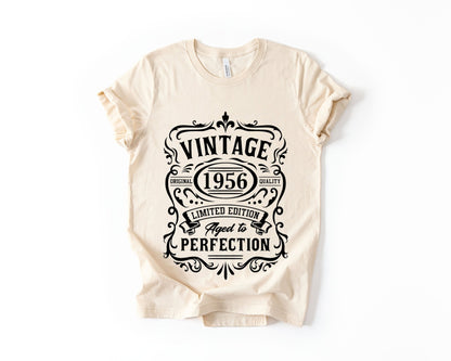 70th Birthday T-Shirt - Vintage Perfection - Birthday Tees