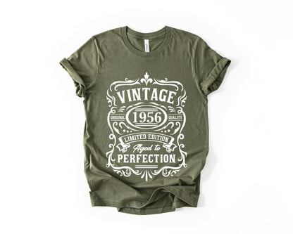 70th Birthday T-Shirt - Vintage Perfection - Birthday Tees